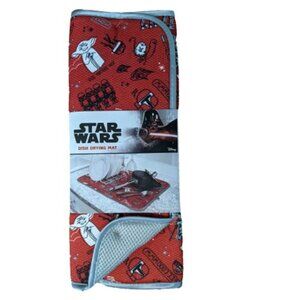 Star Wars Dish Drying Mats 2 Pack Red Gray